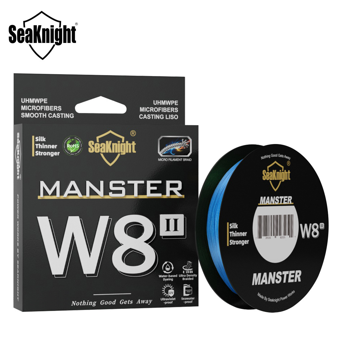 Fishing Equipment Bundle - Леска SeaKnight W8 II 300M PE,