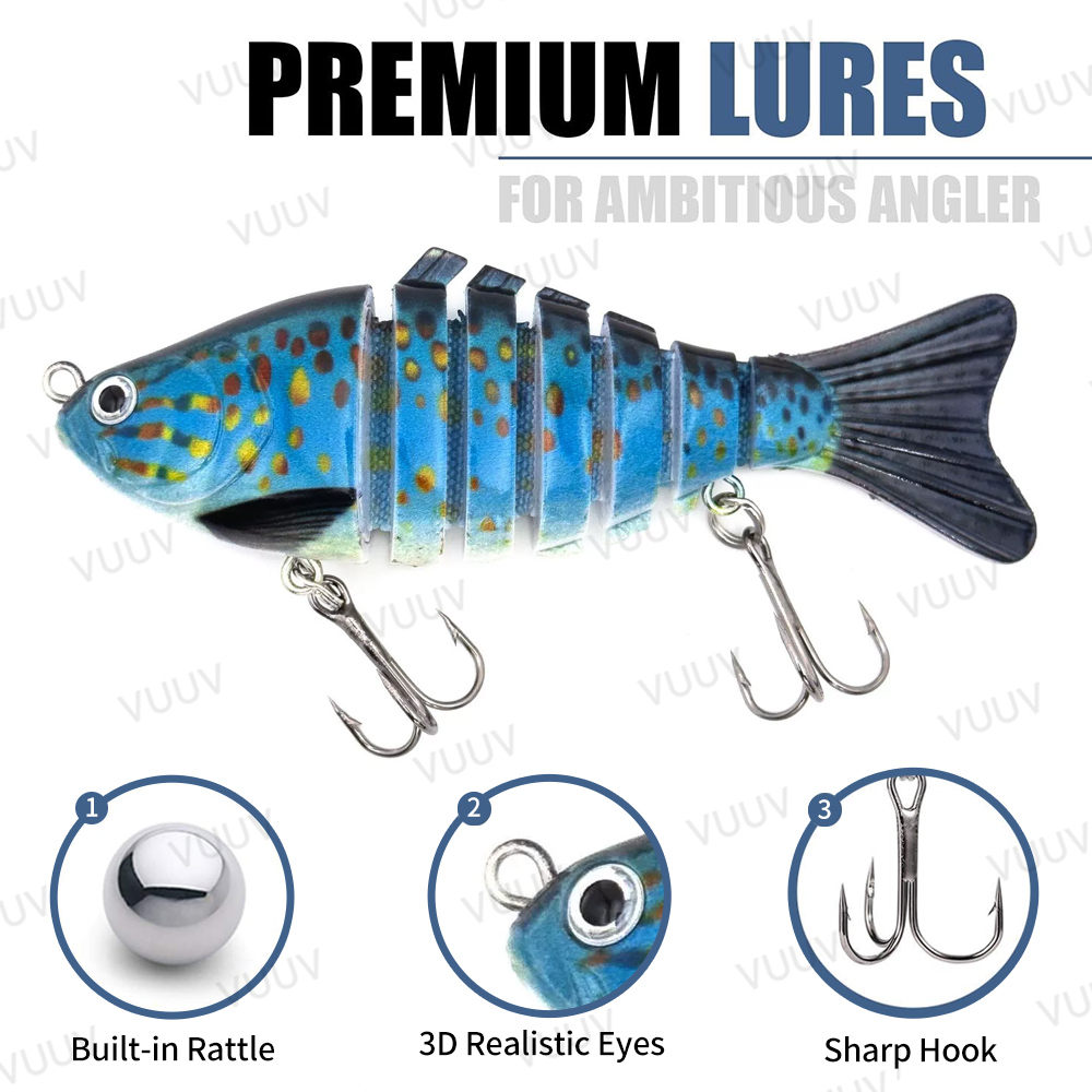10 шт. многосоставных сегменти – обзор и цена Fishing Equipment For Trout