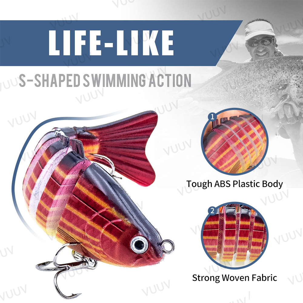 10 шт. многосоставных сегменти – обзор и цена Fishing Equipment For Trout