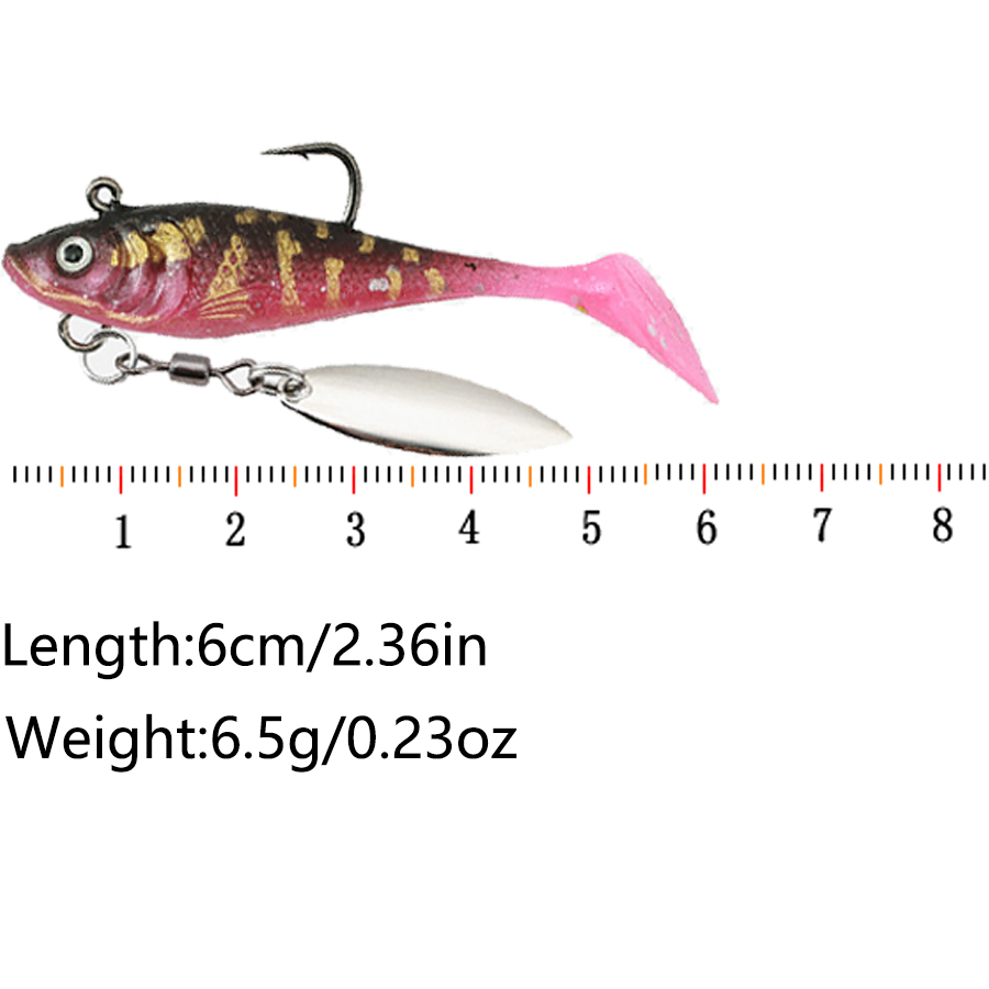 5 шт. мягких приманок T-Tail с – обзор и цена Fishing Equipment For Trout