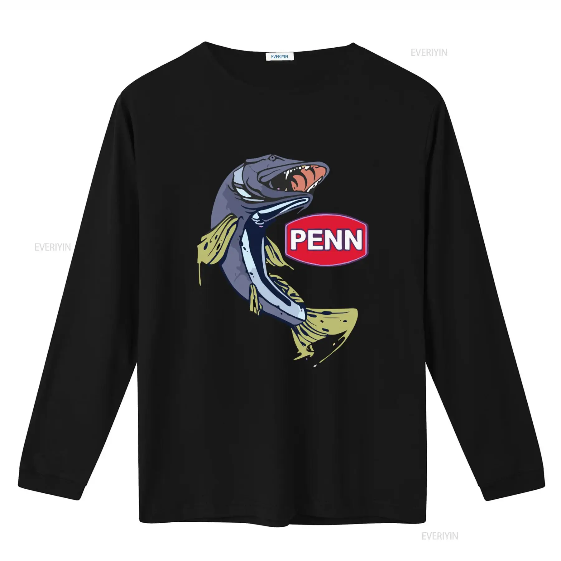 Футболка мужская черная с лого – обзор и цена Fishing Equipment Logos