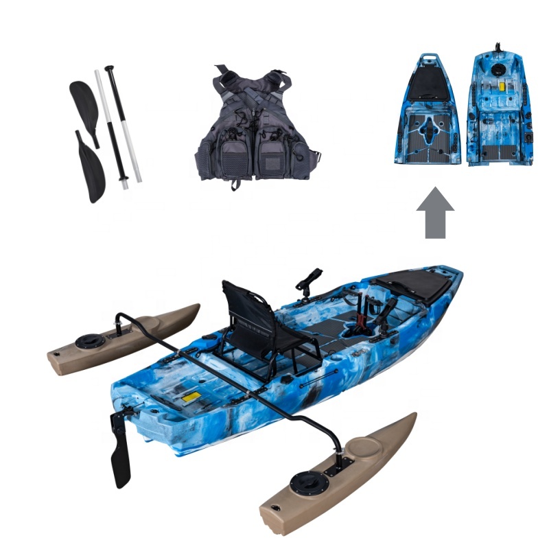 Новый модульный педальный каяк – обзор и цена Fishing Equipment Us