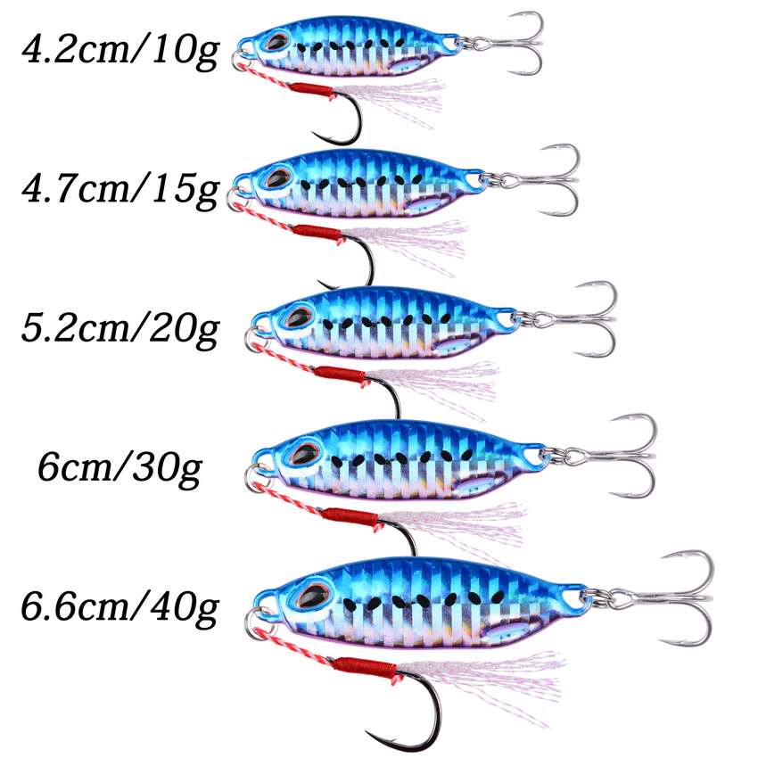 Джиг 10 г 15 г 20 г 30 г 40 г, – обзор и цена Fishing Equipment Japan