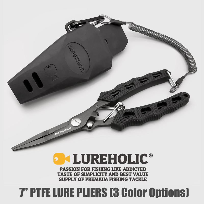 Lureholic 7 ”ПТФЭ покрытые рыб – обзор и цена Fishing Equipment Bundle